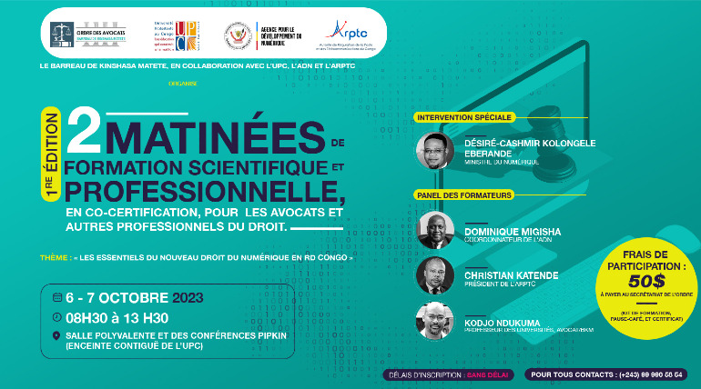 LES ESSENTIELS DU NOUVEAU DROIT DU NUMERIQUE EN RD CONGO