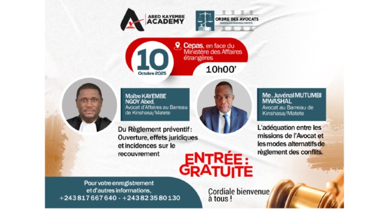 L’adéquation entre les missions de l’Avocat et les modes alternatifs de règlement des conflits | Du Règlement préventif : Ouverture, effets juridiques et incidences sur le recouvrement