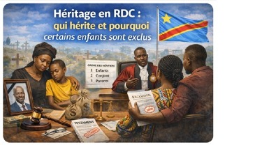 Héritage en RDC : qui hérite et pourquoi certains enfants sont exclus