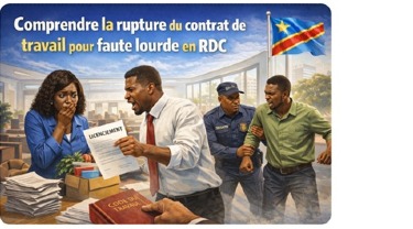 Comprendre la rupture du contrat de travail pour faute lourde en RDC