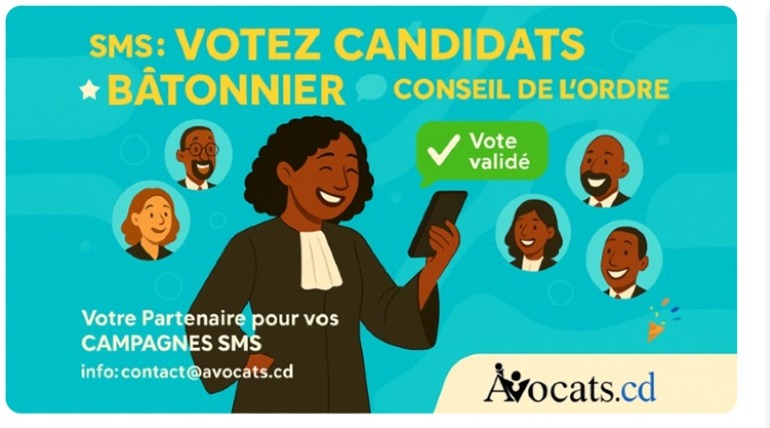 THEME : CAMPAGNE  SMS | CANDIDAT(E)S | BÂTONNIER(E)S |MEMBRES AU CONSEIL DE L'ORDRE