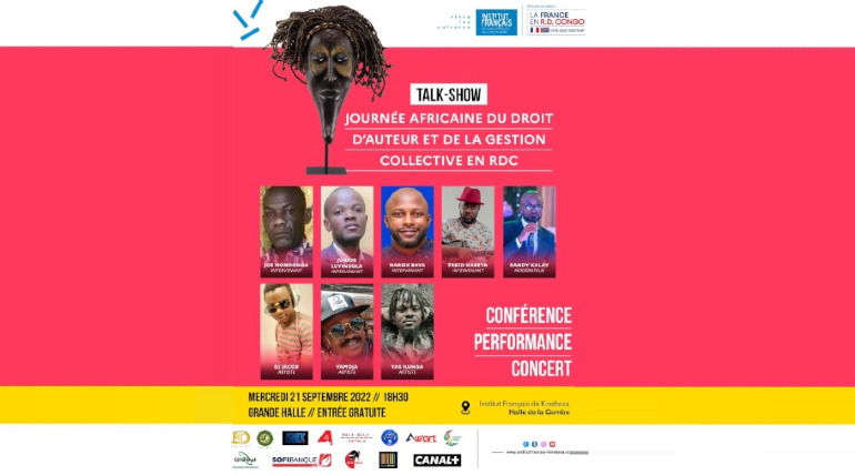 TALKSHOW | JOURNÉE AFRICAINE DU DROIT D'AUTEUR ET DE LA GESTION COLLECTIVE EN RDC
