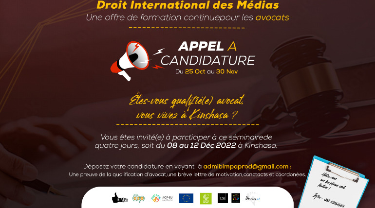 DROIT INTERNATIONAL DES MEDIAS - formation continue  Avocat(e)s - FREE +  Certification