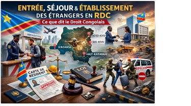 Entrée(s), séjour(s) et établissement(s) des étrangers en RDC : ce que dit le droit congolais.